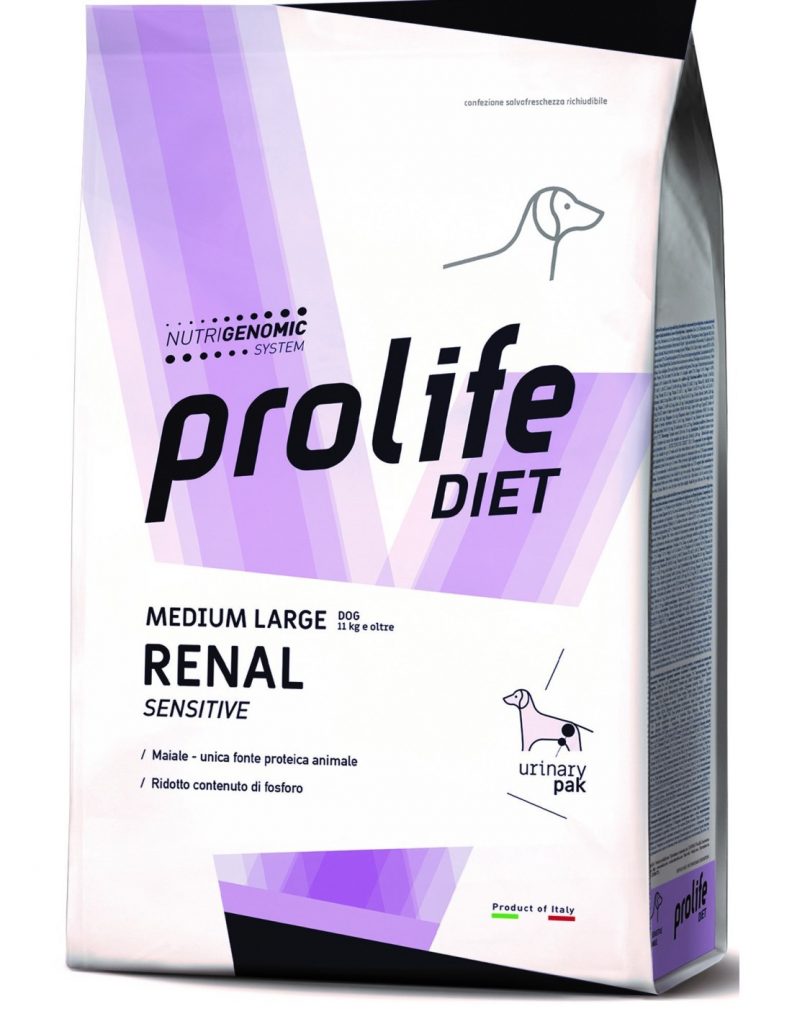 PROLIFE DOG VET RENAL MEDIUM LARGE MAIALE 2 KG