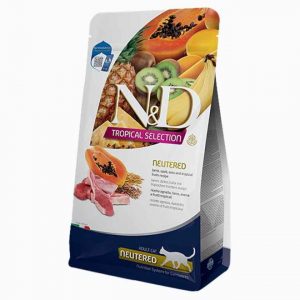 ND CAT TROPICAL SELECTION AGNELLO NEUTERED 300 GR
