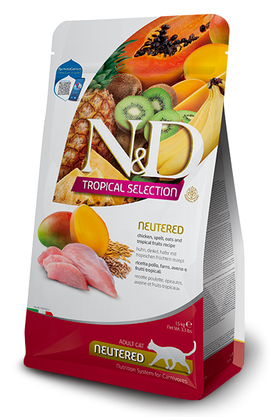 ND CAT TROPICAL SELECTION POLLO NEUTERED 300 GR