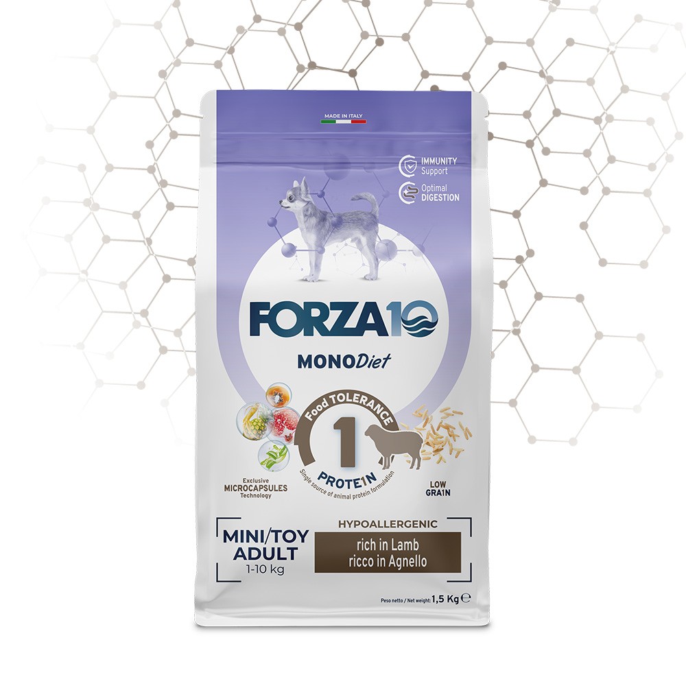 FORZA 10 DIET AGNELLO E RISO MINI TOY 1,5 KG