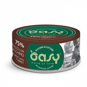 OASY CAT MORE LOVE POLLO E TACCHINO LATTINA 70 GR