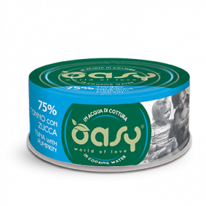 OASY CAT MORE LOVE TONNO E ZUCCA LATTINA 70 GR