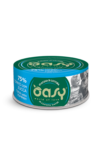 OASY CAT MORE LOVE TONNO E ZUCCA LATTINA 70 GR