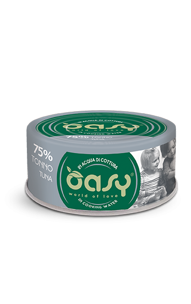 OASY CAT MORE LOVE TONNO LATTINA 70 GR