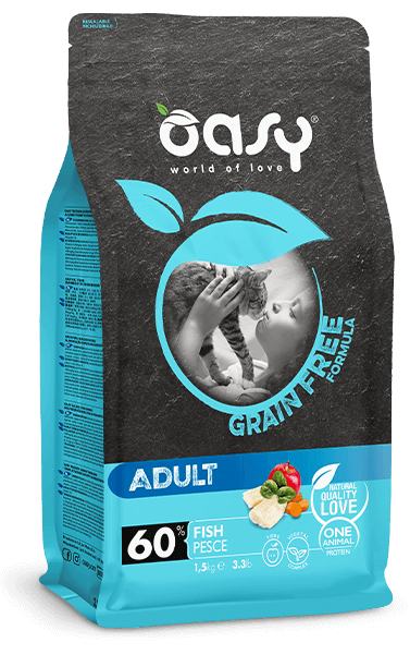 OASY CAT GRAIN FREE ADULT PESCE 7,5 KG