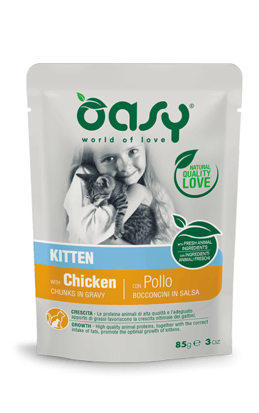 OASY CAT BOCCONCINI KITTEN BUSTINA 85 GR