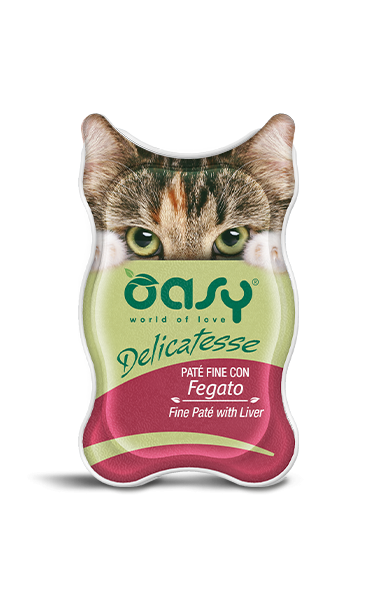 OASY CAT DELICATESSE PATE' FEGATO VASCHETTA 85 GR