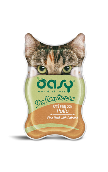 OASY CAT DELICATESSE PATE' POLLO VASCHETTA 85 GR