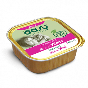 Oasy Cat Pate’ Vitello Vaschetta 100 Gr