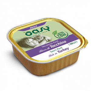 Oasy Cat Pate’ Tacchino Vaschetta 100 Gr