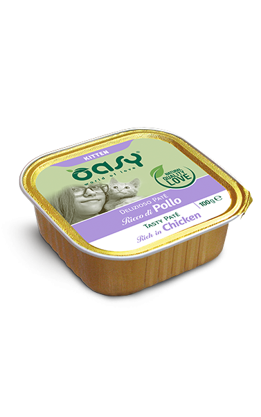 OASY CAT PATE' KITTEN VASCHETTA 100 GR