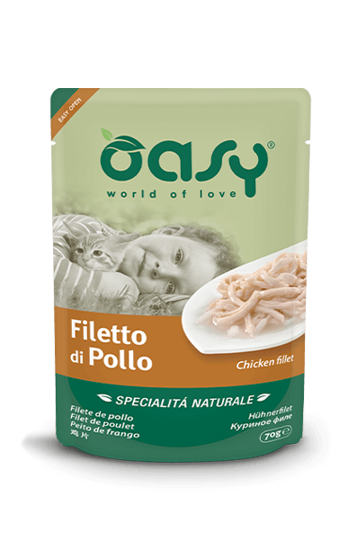 OASY CAT POLLO BUSTINA 70 GR