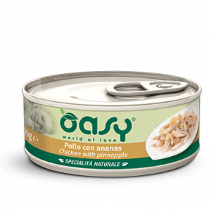 Oasy Cat Pollo E Ananas Lattina 150 Gr
