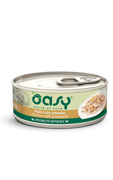 OASY CAT POLLO E ANANAS LATTINA 150 GR