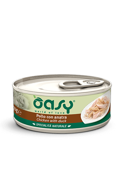 OASY CAT POLLO E ANATRA LATTINA 150 GR