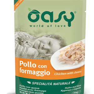 Oasy Cat Pollo E Formaggio Bustina 70 Gr