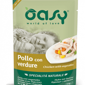 Oasy Cat Pollo E Verdure Bustina 70 Gr