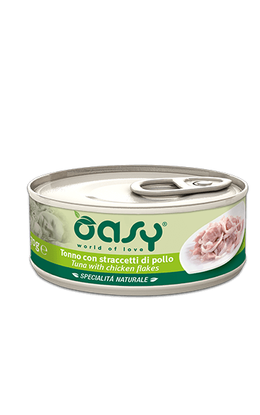 OASY CAT TONNO E POLLO LATTINA 150 GR
