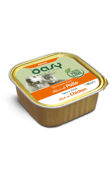 OASY DOG DELIZIOSO PATE' POLLO VASCHETTA 150 GR