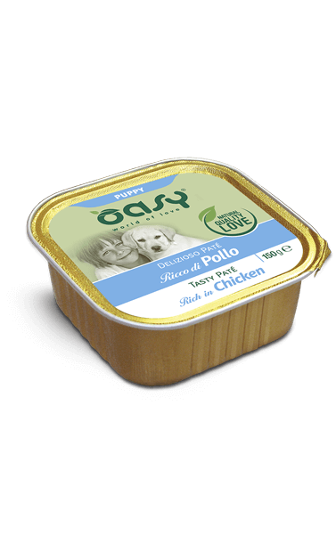 OASY DOG DELIZIOSO PATE' PUPPY VASCHETTA 150 GR
