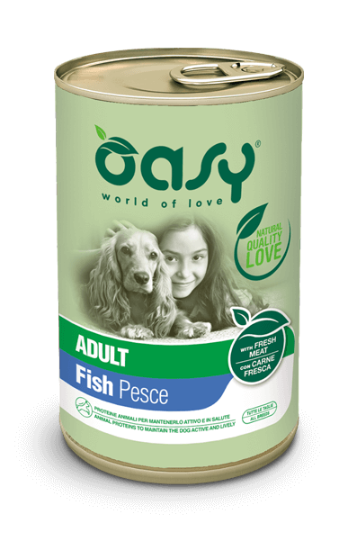 OASY DOG LIFESTAGE PESCE LATTINA 400 GR