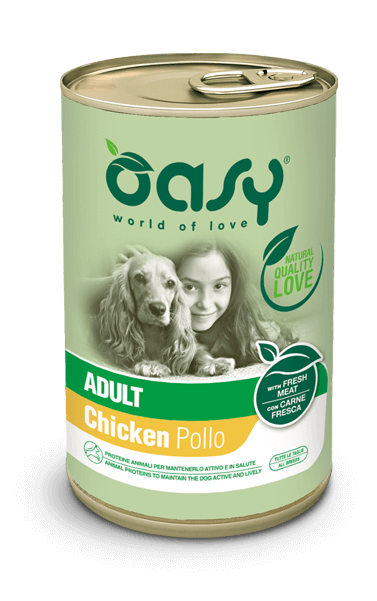 OASY DOG LIFESTAGE POLLO LATTINA 400 GR