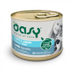 OASY DOG ONE PUPPY SMALL AGNELLO LATTINA 200 GR