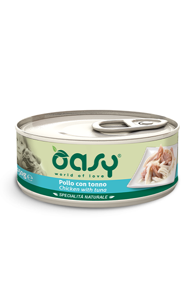 OASY DOG POLLO E TONNO LATTINA 150 GR