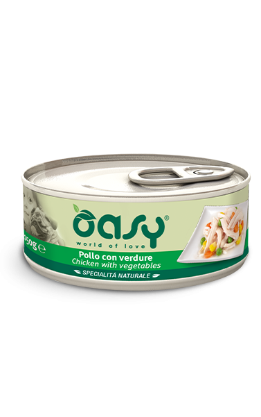 OASY DOG POLLO E VERDURE LATTINA 150 GR