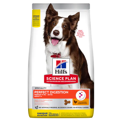 HILLS CANE PERFECT DIGESTION MEDIO 12 KG