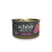 SCHESIR GATTO AFTER DARK POLLO E PROSCIUTTO LATTINA 80 GR
