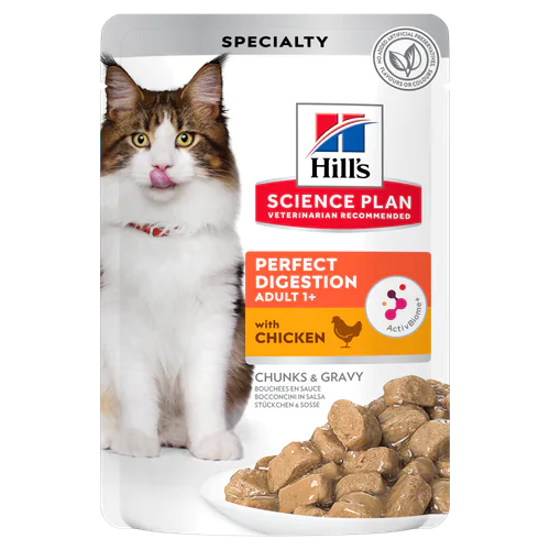 HILLS GATTO PERFECT DIGESTION POLLO BUSTINA 85 GR