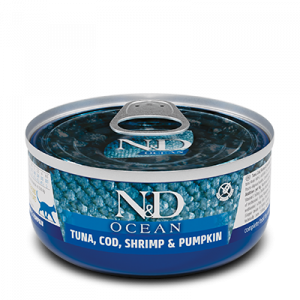 ND CAT OCEAN TONNO E GAMBERETTI ZUCCA 70 GR