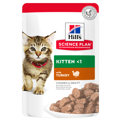 HILLS GATTO KITTEN TACCHINO BUSTINA 85 GR