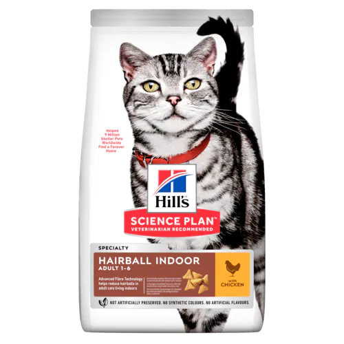 HILLS GATTO HAIRBALL INDOOR PERFECT COAT 1,5 KG