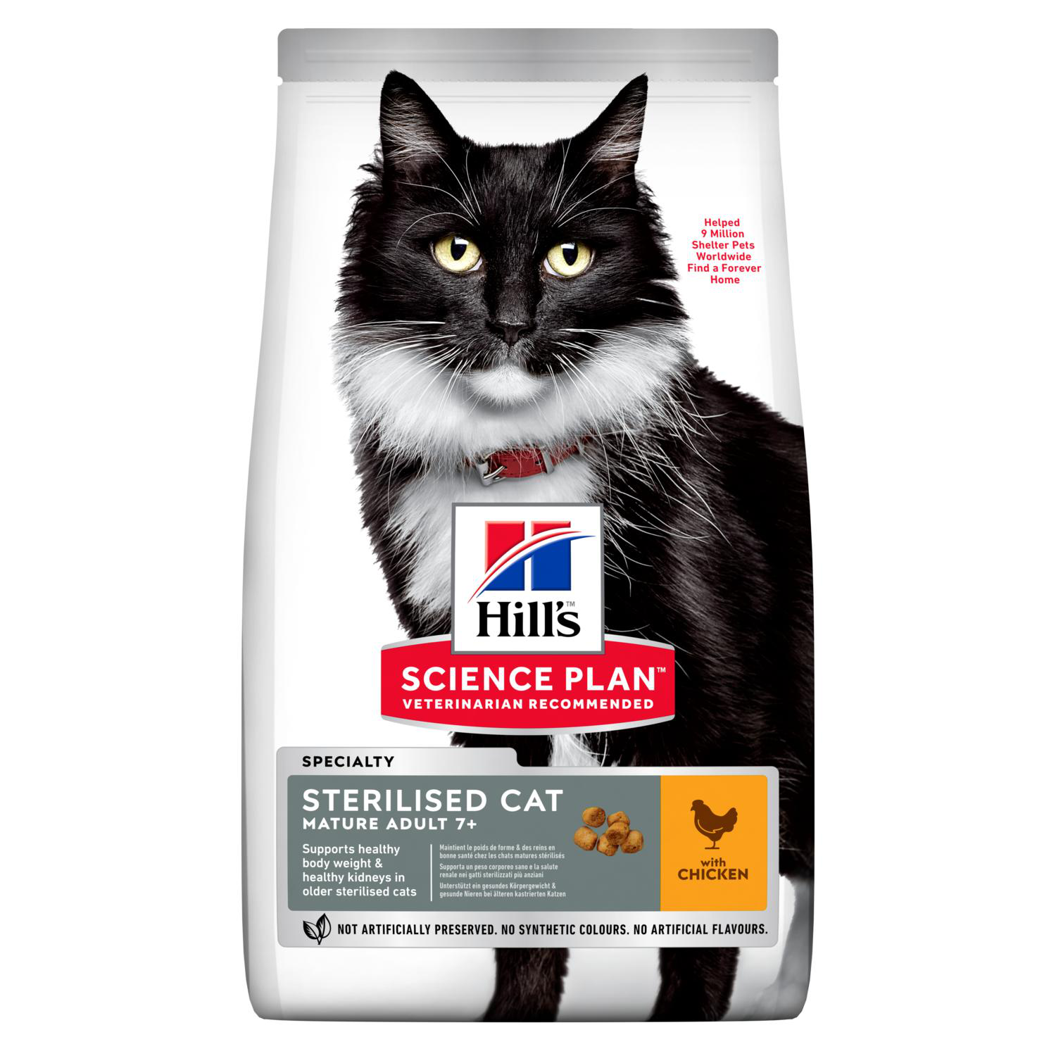 HILLS GATTO MATURE STERILIZED POLLO 1,5 KG
