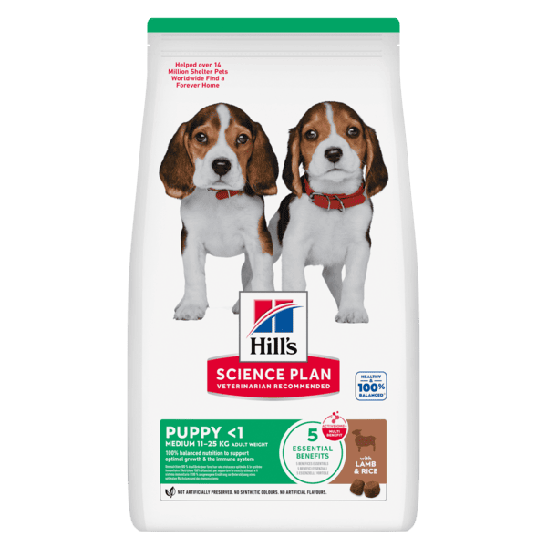 Hills Cane Puppy Medio Agnello 2,5 Kg (1)