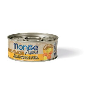 Monge Cat Natural Pollo Patate E Carote Lattina 80 Gr
