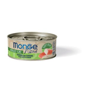 Monge Cat Jelly Natural Tonno E Surimi Lattina 80 Gr