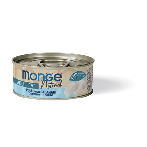 Monge Cat Natural Pollo E Calamari Lattina 80 Gr