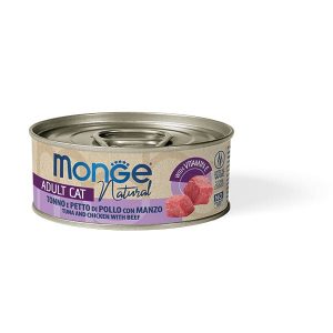 Monge Cat Natural Pollo E Manzo Lattina 80 Gr