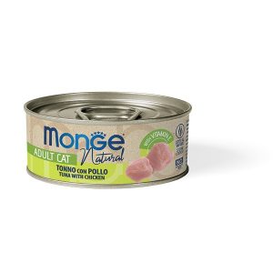 Monge Cat Natural Tonno E Pollo Lattina 80 Gr
