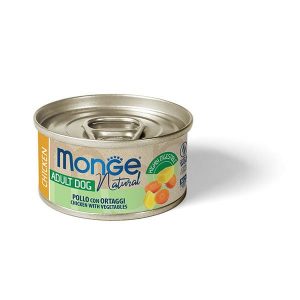 Monge Dog Natural Pollo E Verdure Lattina 95 Gr