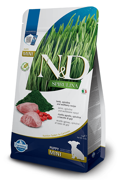 N&D Cane Spirulina Agnello Puppy Mini 2 Kg (1)