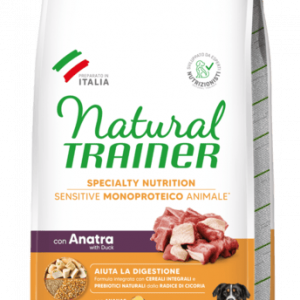 Natural Trainer Cane Anatra e Cereali Monoproteico Adult Medium Maxi 12 Kg (1)