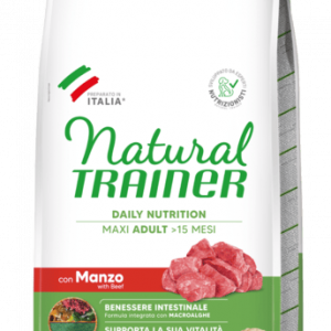 Natural Trainer Cane Manzo Adult Maxi Daily Nutrition 12 Kg (1)