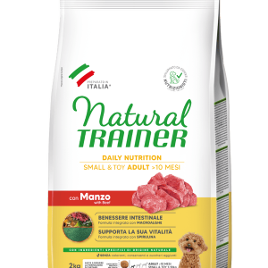 Natural Trainer Cane Manzo Adult Mini Small Toy Daily Nutrition  2 Kg