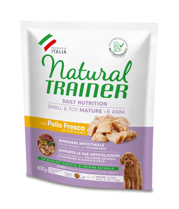 Natural Trainer Cane Mature Pollo Fresco Mini Small Toy Daily Nutrition 800 gr (1)