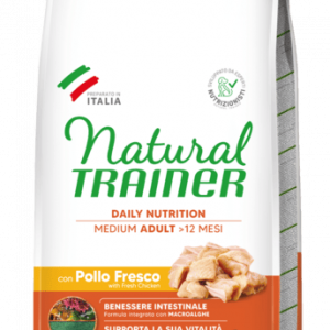 Natural Trainer Cane Pollo Adult Medium Daily Nutrition 12 Kg