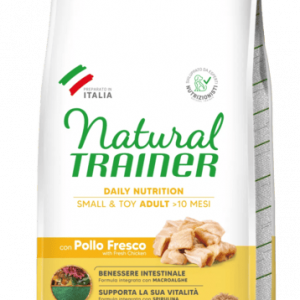 Natural Trainer Cane Pollo Fresco Adult Mini Small Toy Daily Nutrition 7 Kg